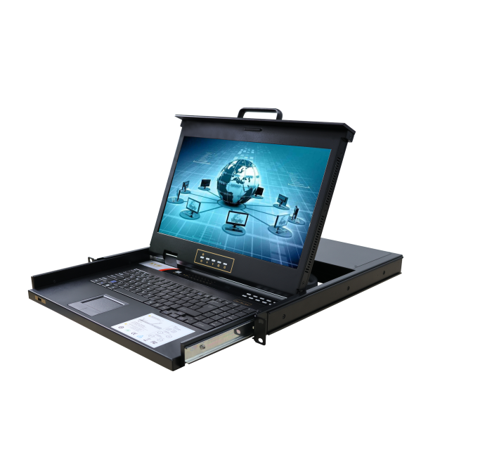 17.3寸_1920x1080_4口_8口_16口_KVM多電腦切換器_支持USB/PS2_LED背光_雙供電模式_AC220V/DC12V