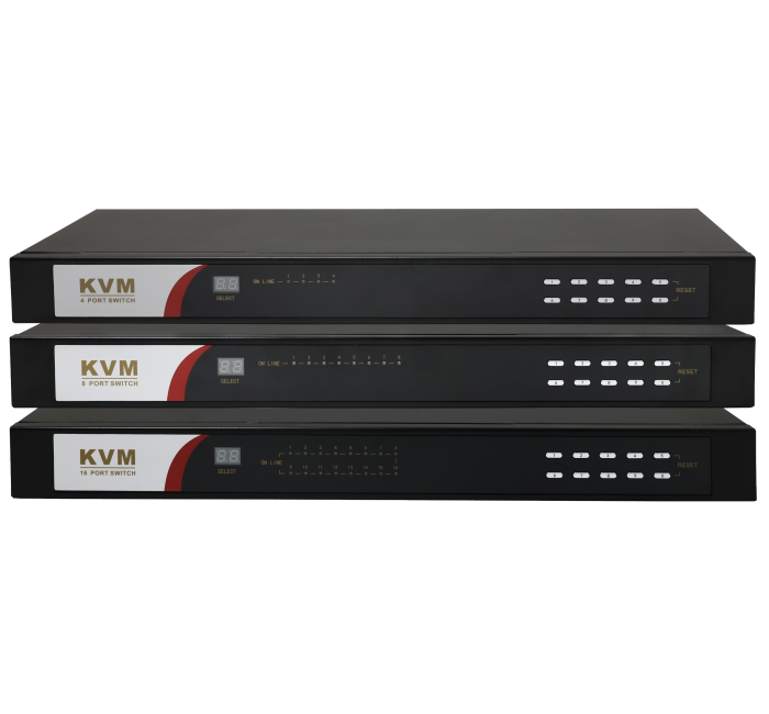 機(jī)架式KVM切換器_4口_8口_16口_KVM-1U04V_1U08V_1U16V